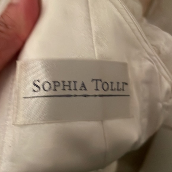 Sophia Tolli Elegant Lace Wedding Dress in Cream - Picture 14 of 14